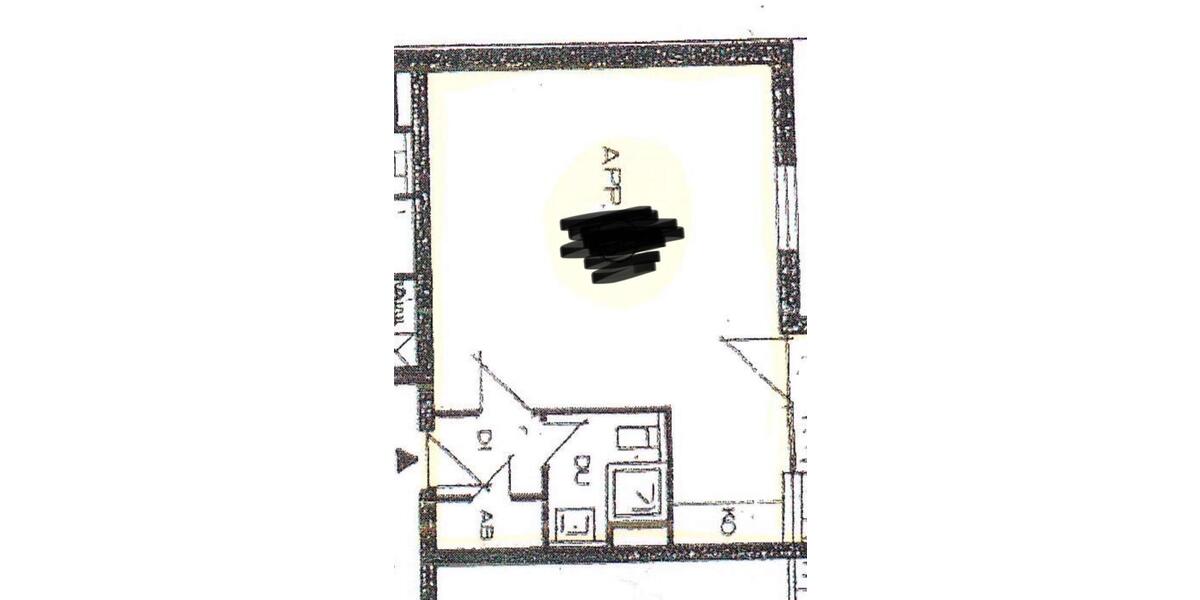 Erdgeschoßwohnung Trossingen - 1 Zimmer, 33 m&sup2;, 450&euro; | Angebot:25403264