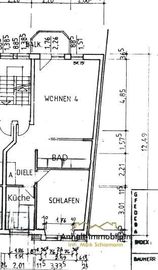 Etagenwohnung Oranienbaum-Wörlitz Gohrau - 2 Zimmer, 59 m&sup2;, 443&euro; | Angebot:25751598