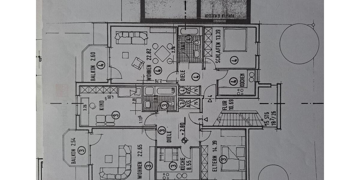 Etagenwohnung Wermelskirchen - 2 Zimmer, 57 m&sup2;, 510&euro; | Angebot:26670842
