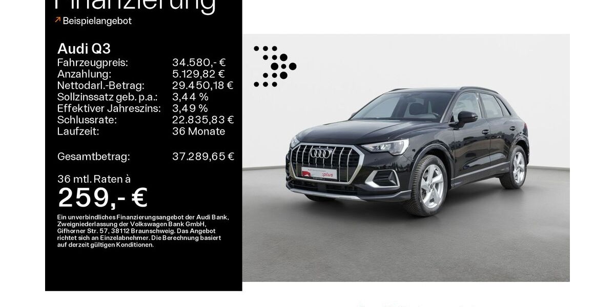 Audi Q3 14.052 km 34.580 &euro; Haßfurt 97437