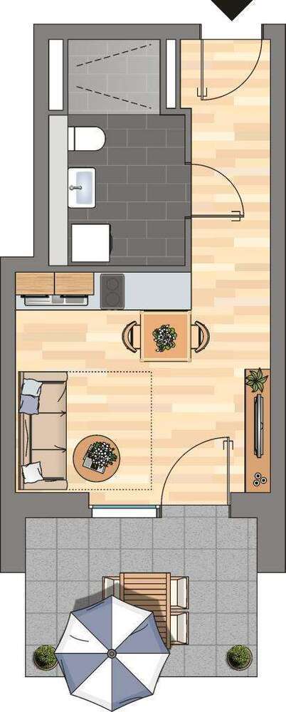 Wohnung zum Mieten in Bonn 509 € 27.04 m²