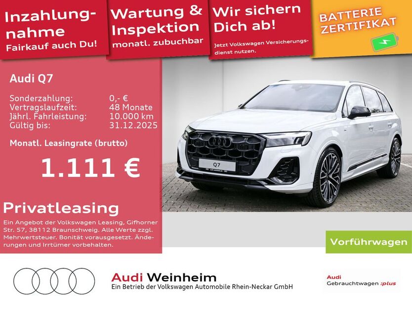 Audi Q7 9.900 km 89.990 € Weinheim 69469