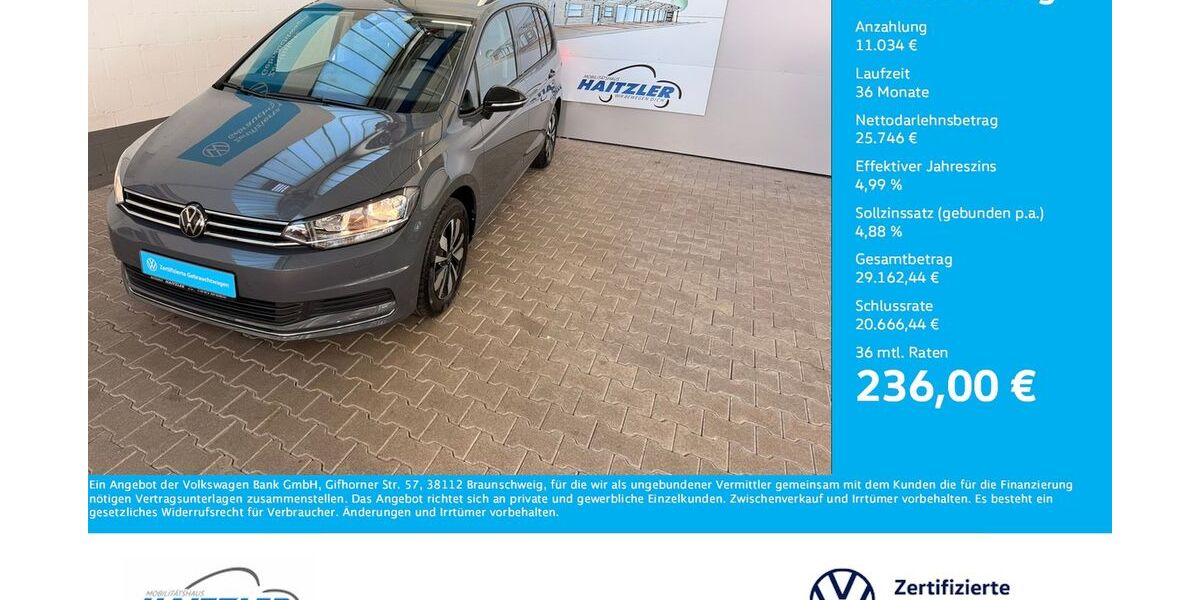 VW Touran 17.368 km 36.780 &euro; Gernsbach 76593