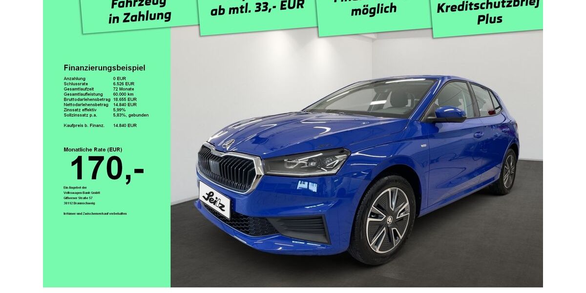 Skoda Fabia 14.925 km 14.830 &euro; Kempten 87439