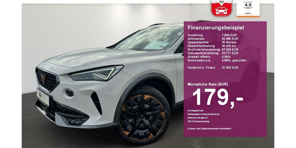 Cupra Formentor 20.000 km 31.420 &euro; Albbruck 79774