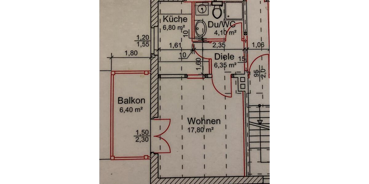 Etagenwohnung Thale - 1 Zimmer, 40 m&sup2;, 380&euro; | Angebot:26416330