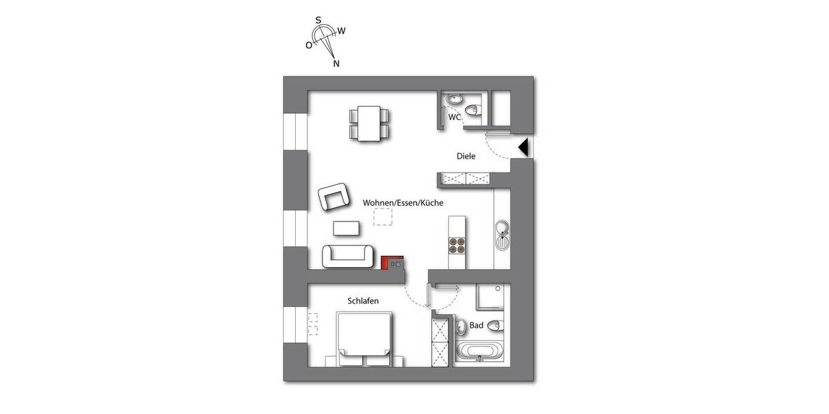 Etagenwohnung Bad Reichenhall - 2 Zimmer, 65 m&sup2;, 275.000&euro; | Angebot:26376970