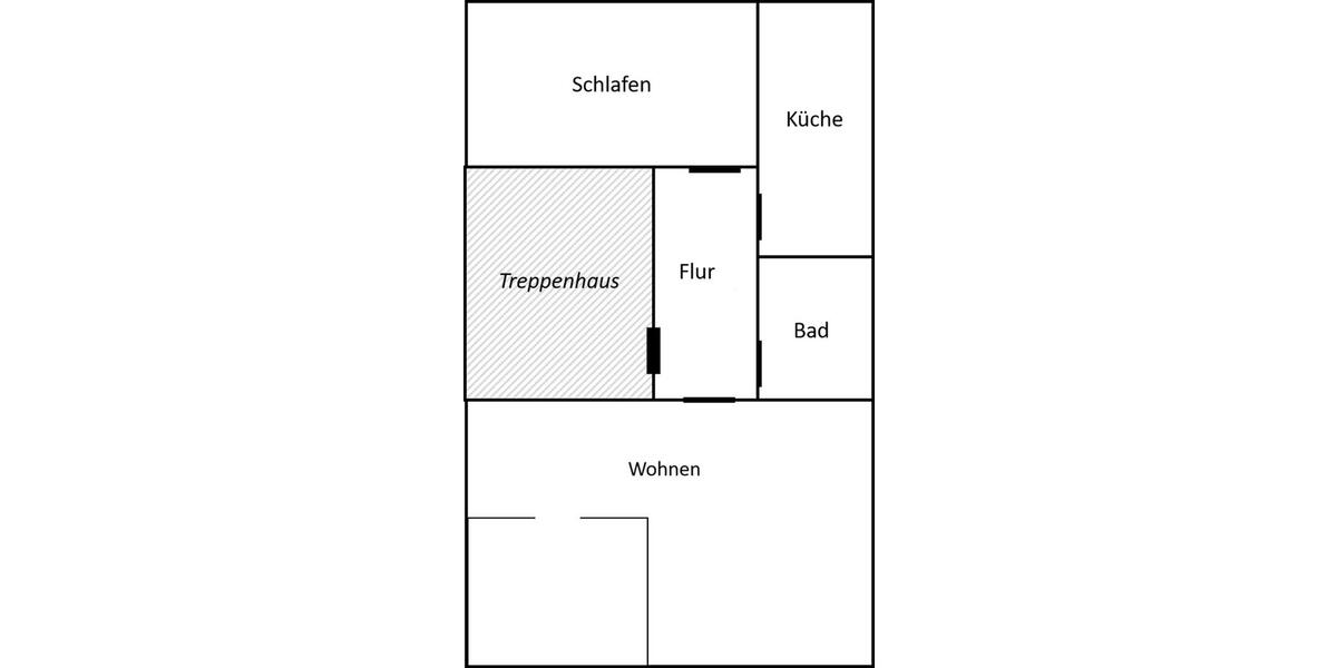 Etagenwohnung Kahla - 2.5 Zimmer, 68 m&sup2;, 650&euro; | Angebot:25806483