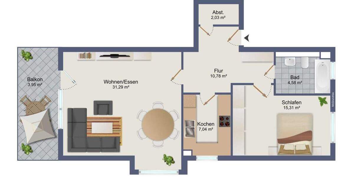 Etagenwohnung Stadt Wehlen - 2 Zimmer, 75 m&sup2;, 119.500&euro; | Angebot:25673239