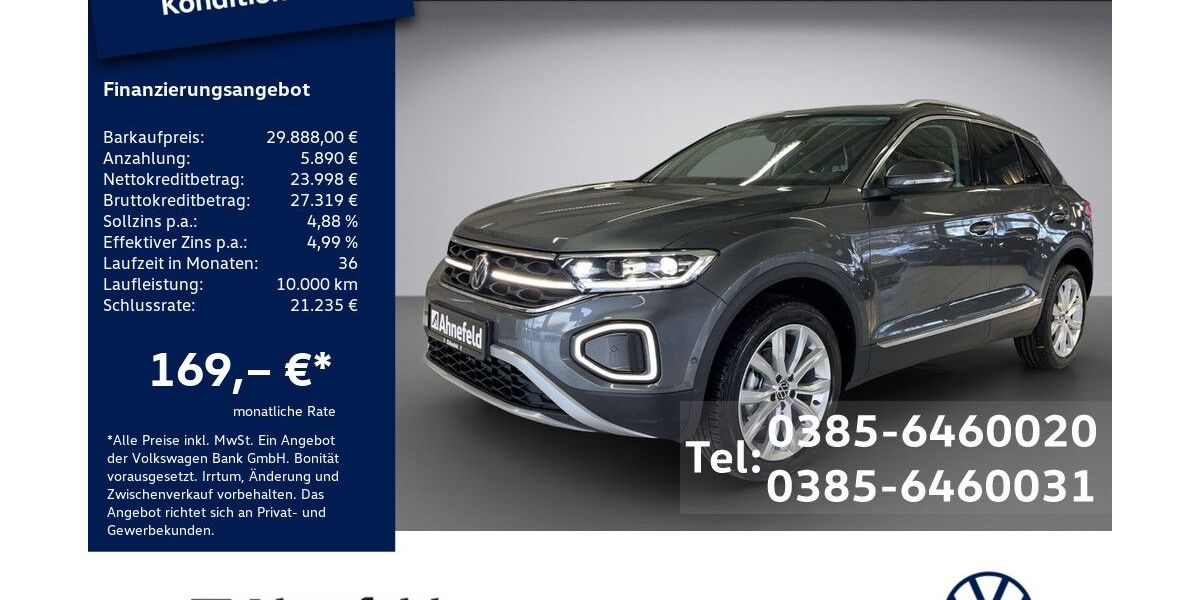 VW T-Roc 10.800 km 29.888 &euro; Schwerin 19061