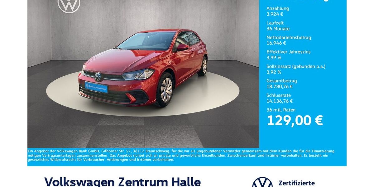 VW Polo 9.480 km 20.870 &euro; Halle/Saale 06110