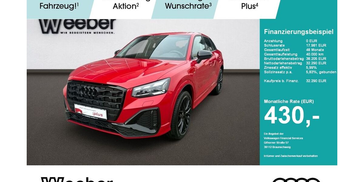 Audi Q2 4.323 km 31.590 &euro; Weil der Stadt 71263