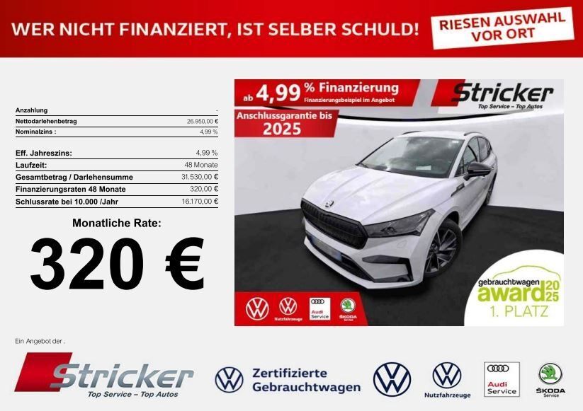 Skoda Enyaq 40.772 km 26.949 € Detmold 32760