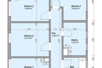 Wohnung Eggenstein-Leopoldshafen Leopoldshafen - 4 Zimmer, 69 m&sup2;, 212.900&euro; | Angebot:25143017