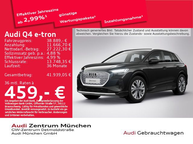 Audi Q4 e-tron 28.414 km 38.889 € München 80935