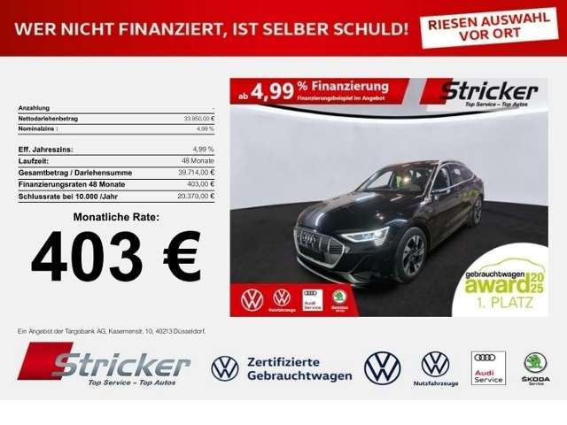 Audi e-tron 35.636 km 33.949 &euro; Horn-Bad Meinberg 32805