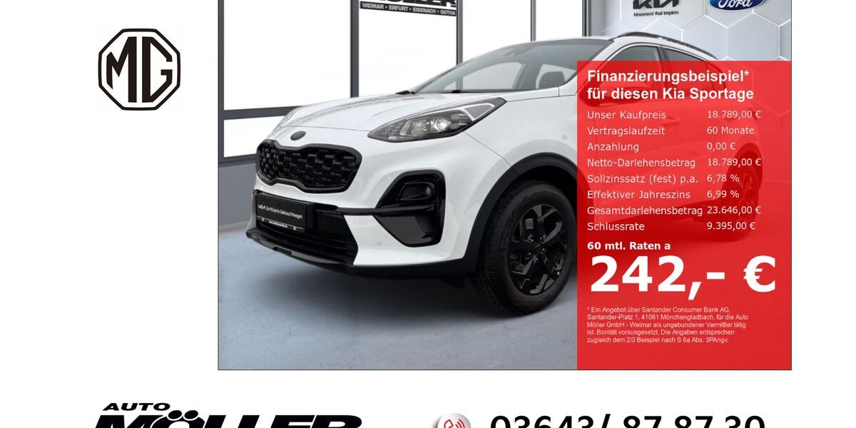 Kia Sportage 67.300 km 18.789 &euro; Weimar 99425
