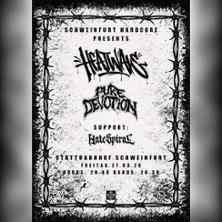 Heatwave + Pure Devotion 27.03.2026 Kulturhaus Stattbahnhof Schweinfurt