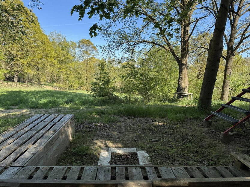 Tinyhaus Naturgrundstück 1652qm Landschaftsschutzgebiet ca90Min.von Berlin 1Nachbar Nebengebäude