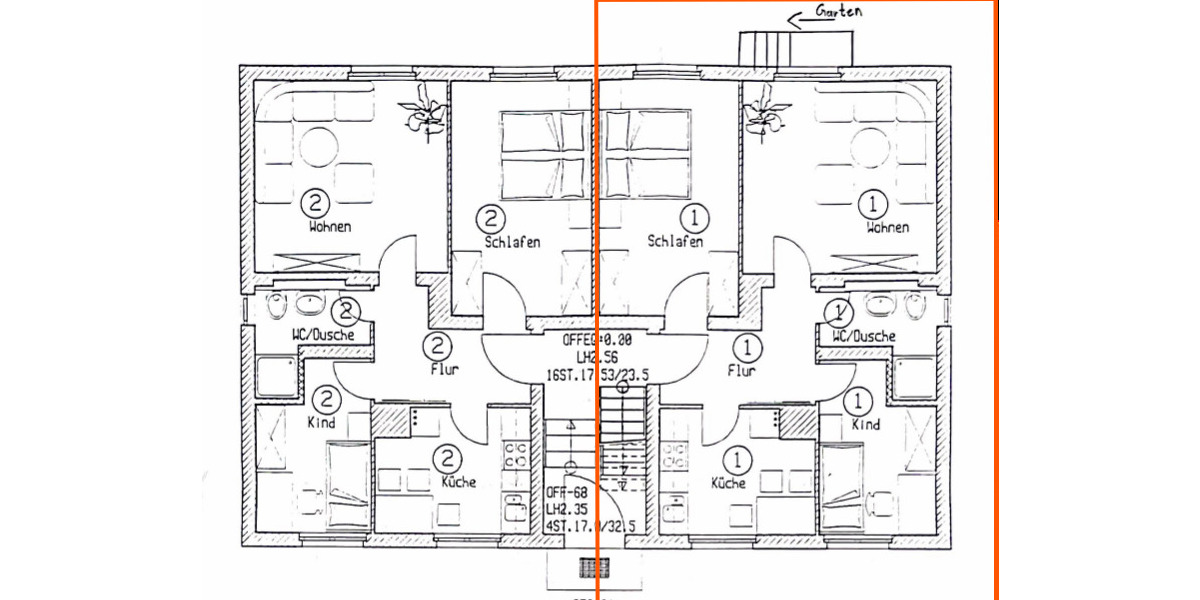 Etagenwohnung Königs Wusterhausen - 3 Zimmer, 55 m&sup2;, 180.000&euro; | Angebot:24723044