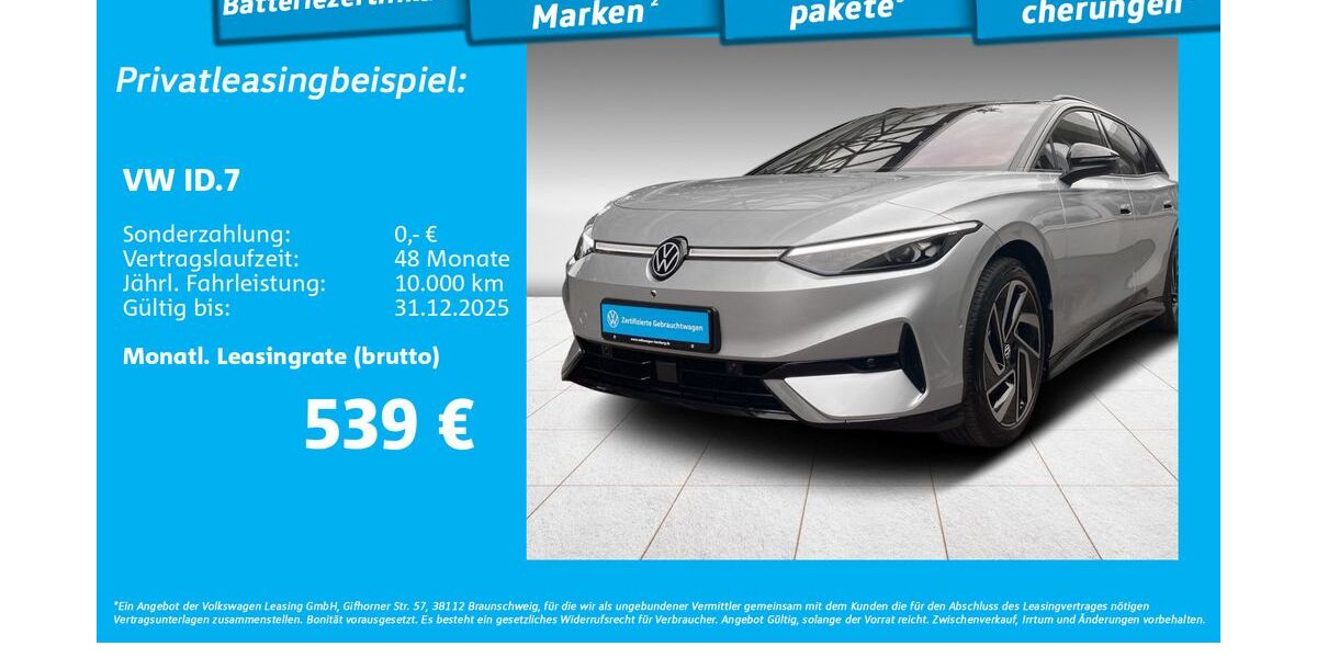 VW ID.7 10.673 km 48.888 &euro; Hamburg 22761