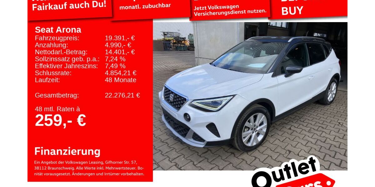 Seat Arona 9.353 km 19.391 &euro; Weinheim 69469