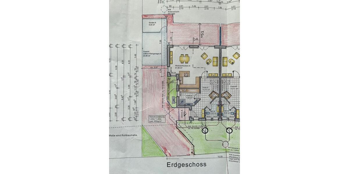 Doppelhaushälfte Weyhe - 4 Zimmer, 133 m&sup2;, 1.700&euro; | Angebot:26225553