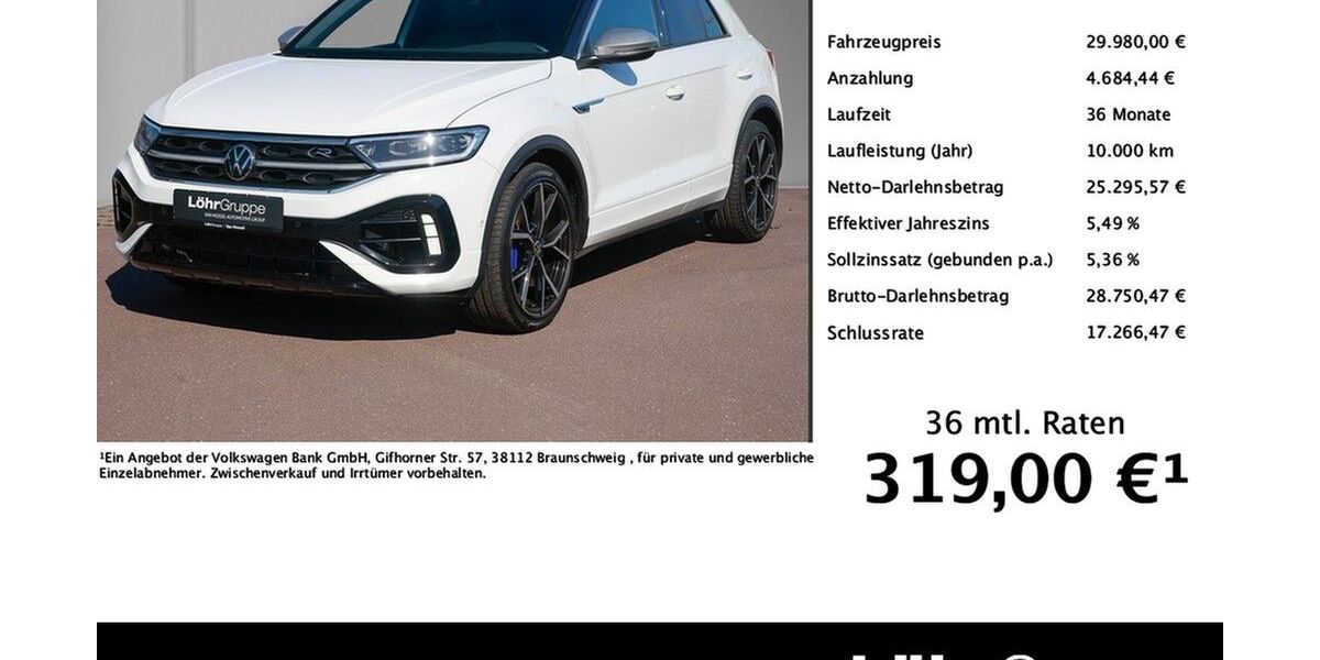 VW T-Roc 96.759 km 29.980 &euro; Trier 54292