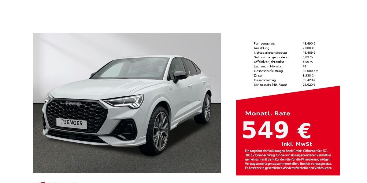 Audi Q3 4.900 km 44.490 € Lingen 49809