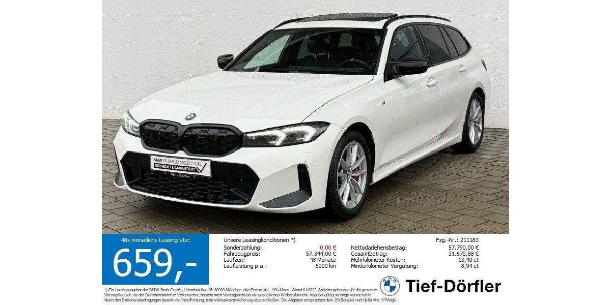 BMW M340d 24.990 km 56.440 &euro; Marktsteft 97342