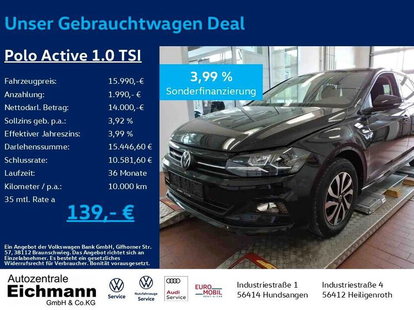 VW Polo 60.200 km 15.990 € Heiligenroth 56412