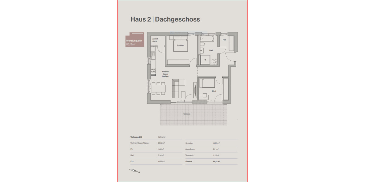 Einfamilienhaus Welden - 3 Zimmer, 88 m&sup2;, 1.100&euro; | Angebot:25540044