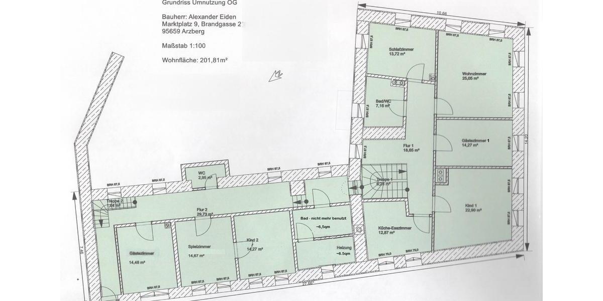 Mehrfamilienhaus, Wohnhaus Arzberg - 15 Zimmer, 407 m&sup2;, 319.000&euro; | Angebot:26516237