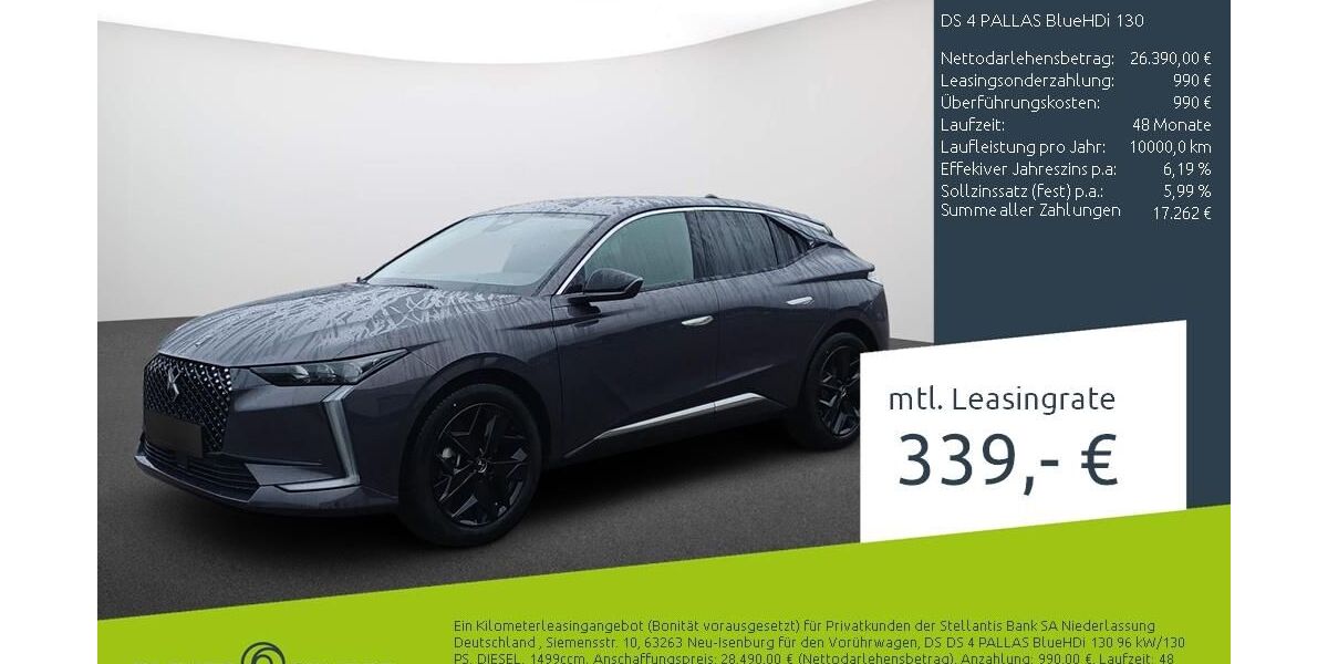 DS Automobiles DS4 1.361 km 26.390 € Dortmund 44263