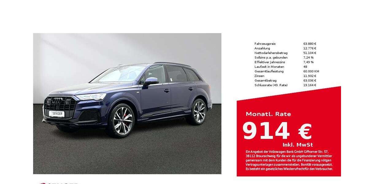 Audi Q7 45.550 km 63.880 &euro; Münster 48153