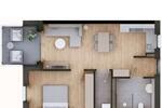 Etagenwohnung Landau an der Isar - 2 Zimmer, 56 m&sup2;, 695&euro; | Angebot:26706073