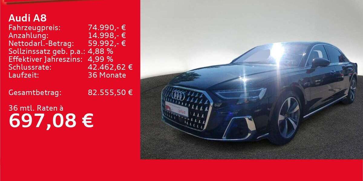 Audi A8 28.646 km 74.990 &euro; Ulm 89073