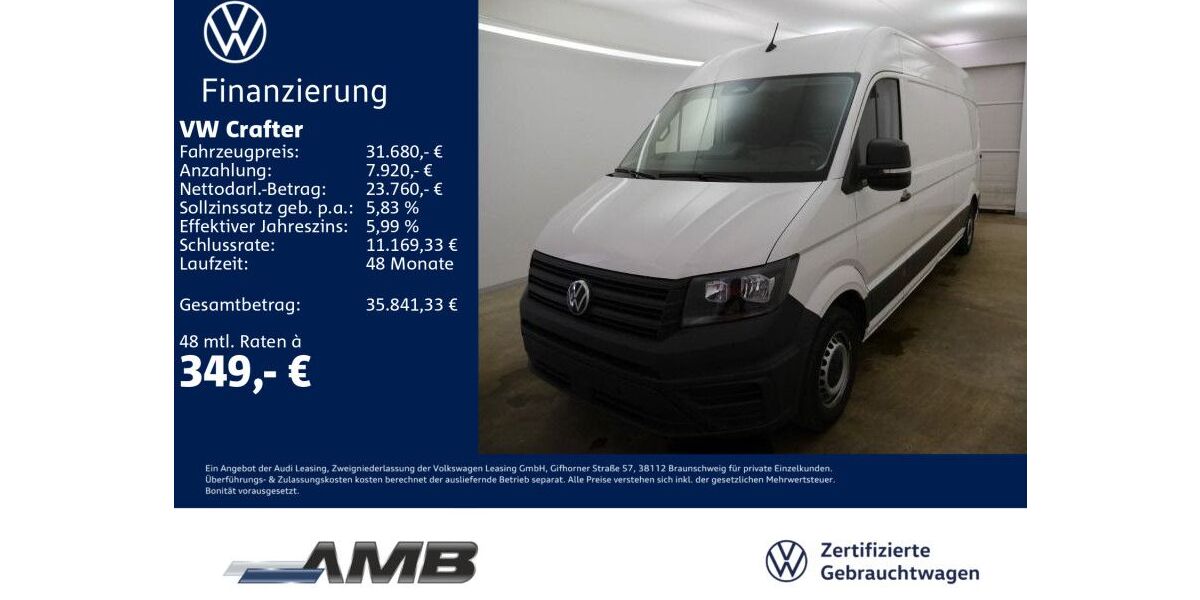 VW Crafter 29.690 km 31.680 &euro; Borna 04552
