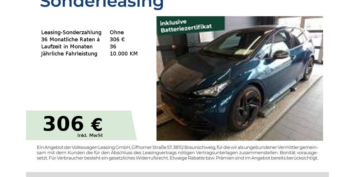 Cupra Born 50.151 km 23.490 &euro; Magdeburg 39118