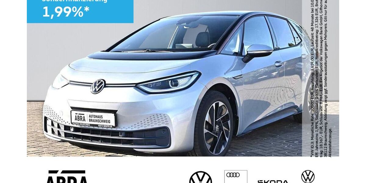VW ID.3 39.100 km 23.550 € Braunschweig 38108