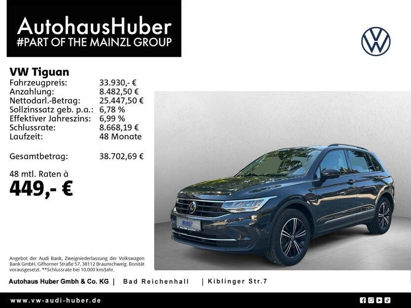 VW Tiguan 42.300 km 33.930 € Bad Reichenhall 83435