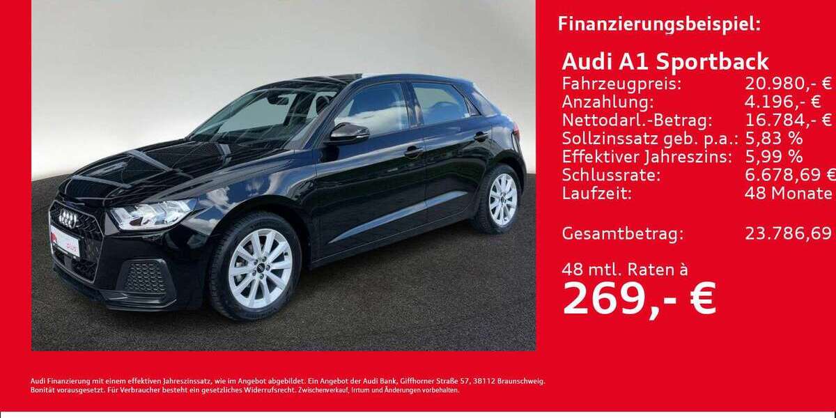Audi A1 28.444 km 20.980 &euro; Hamburg 22419