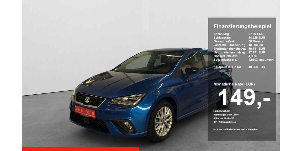 Seat Ibiza 7.280 km 18.850 &euro; Regensburg 93055