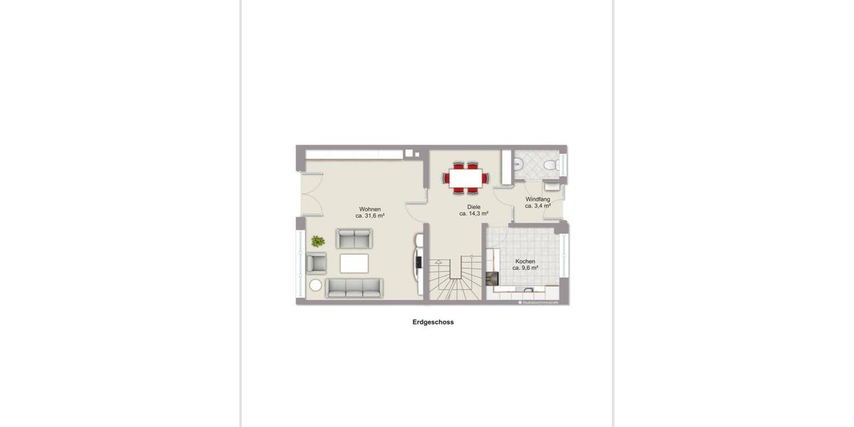 Reihenhaus Delmenhorst Deichhorst - 6.5 Zimmer, 173 m&sup2;, 360.000&euro; | Angebot:24764380
