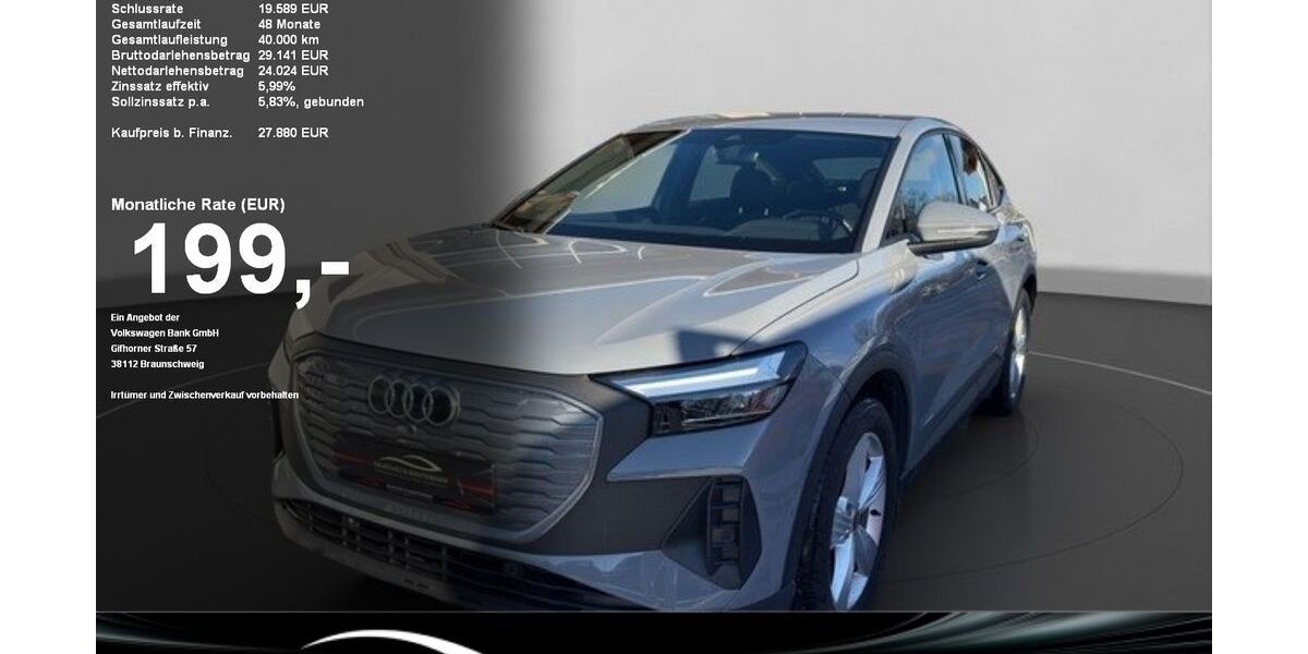 Audi Q4 e-tron 47.811 km 27.880 &euro; Sigmaringen 72488