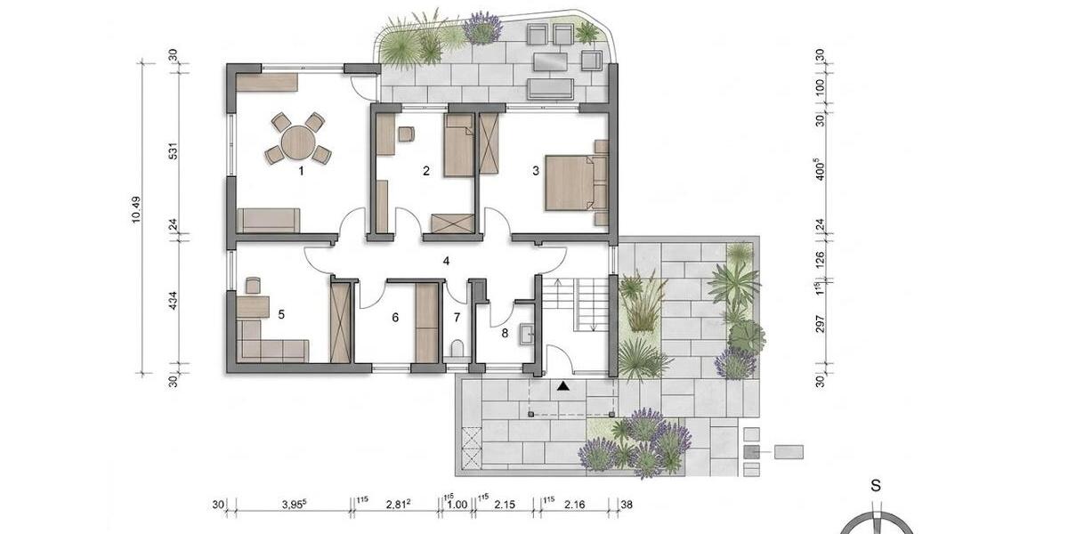 Etagenwohnung Teublitz - 4 Zimmer, 100 m&sup2;, 300.000&euro; | Angebot:27200149