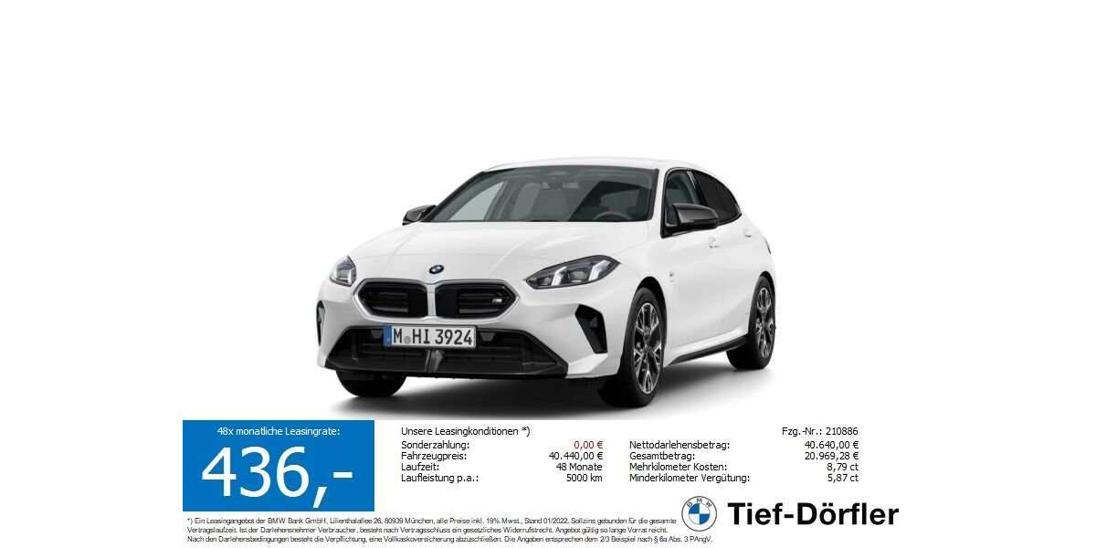 BMW 135 5.866 km 40.440 &euro; Marktsteft 97342