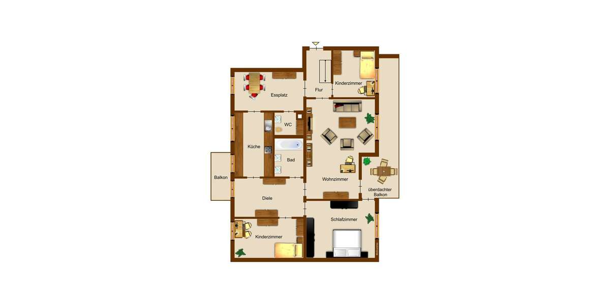 Etagenwohnung Künzelsau - 5 Zimmer, 114 m&sup2;, 259.000&euro; | Angebot:24977295
