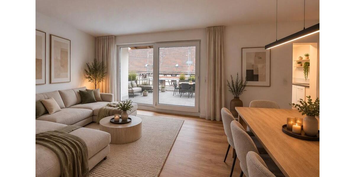 Dachgeschoßwohnung Oettingen in Bayern - 3 Zimmer, 92 m&sup2;, 1.000&euro; | Angebot:27617393