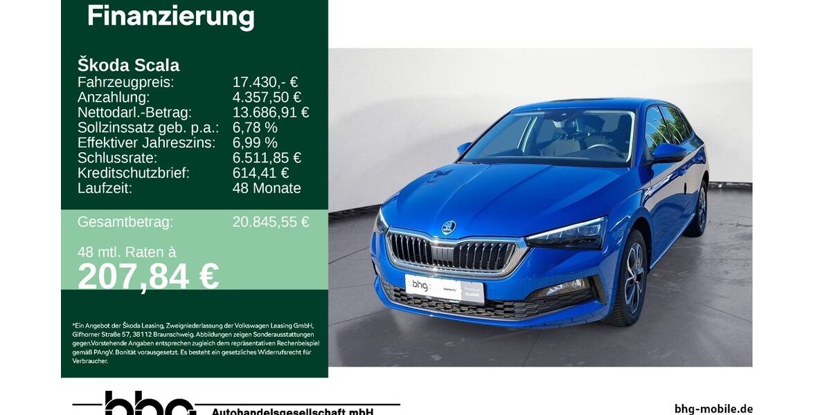 Skoda Scala 25.265 km 17.430 &euro; Freudenstadt 72250
